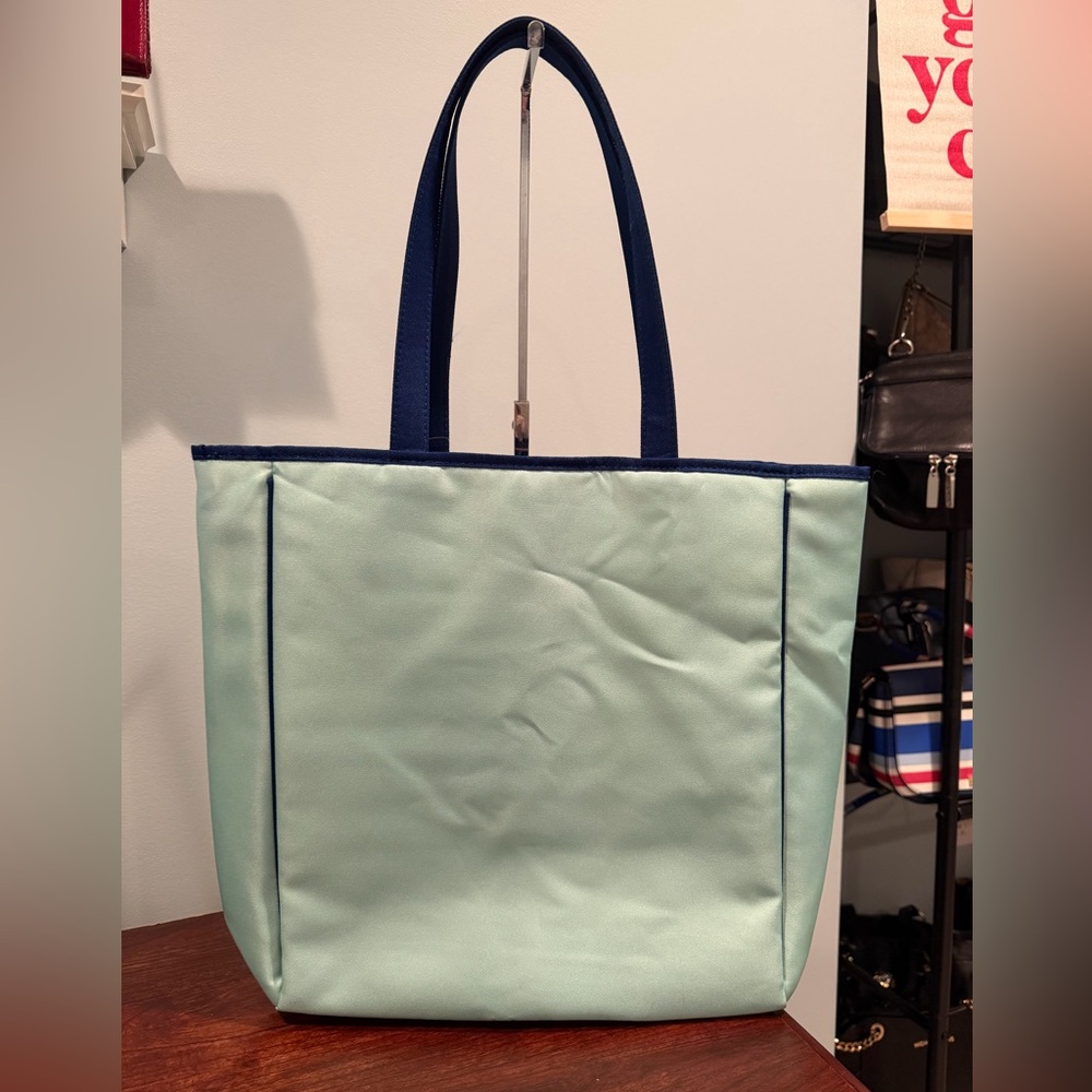 Clinique x Kate spade Mint and Navy Tote - Picture 4 of 5